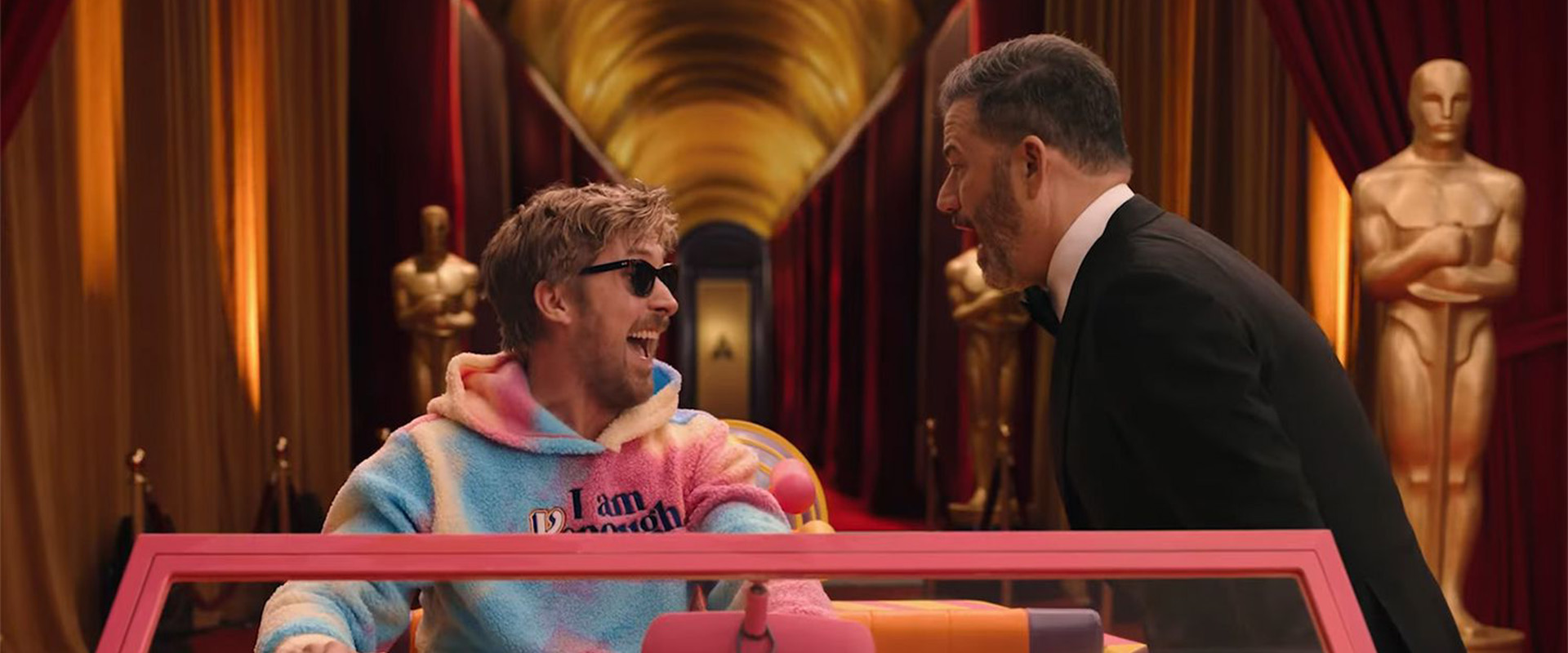 Kate McKinnon, America Ferrera & Ryan Gosling Help Jimmy Kimmel Get to the Oscars